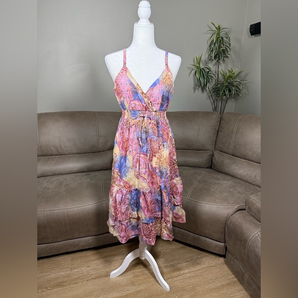 Anthropologie Dresses & Skirts - NWT Chaudry KC Anthropologie Leopard Paisley Watercolor Print Dress Sz Medium